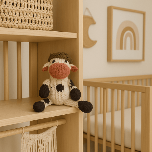 Baby Wool Knit Buddy | Willa the Cow finn + emma