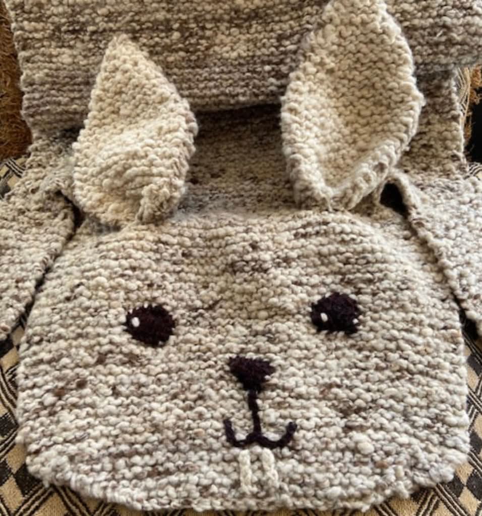Baby Organic Wool Play Mat + Nursery Rug | Bunny finn + emma