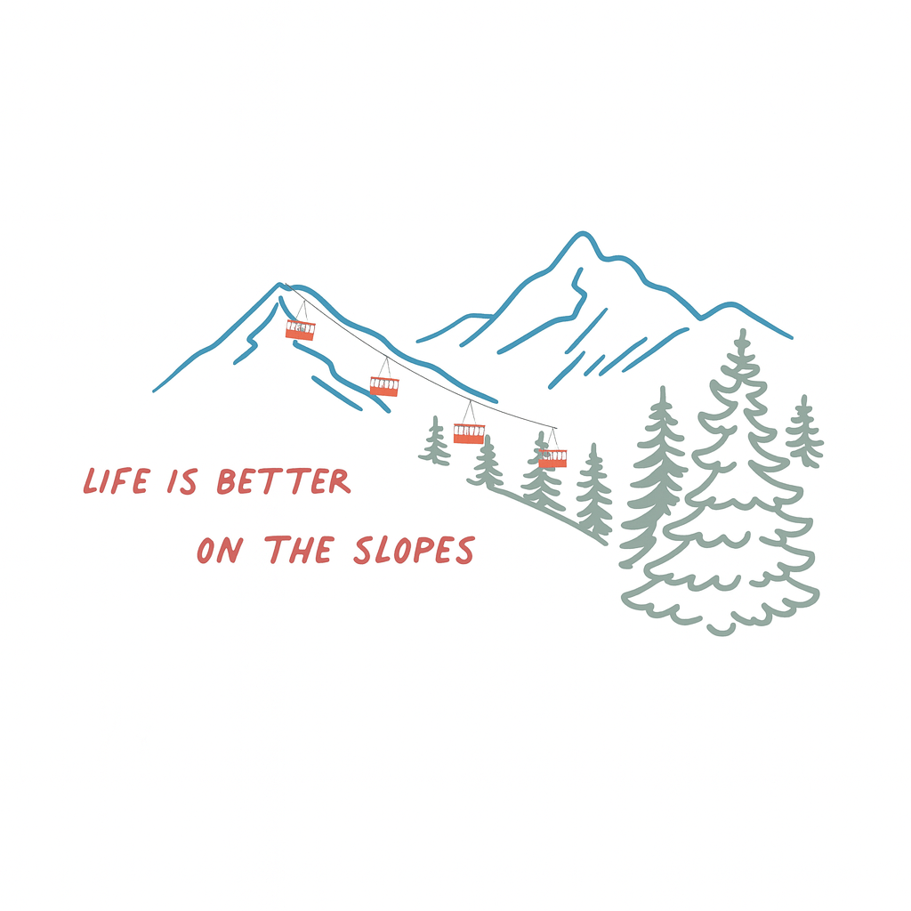 Baby graphic tee | on the slopes finn + emma