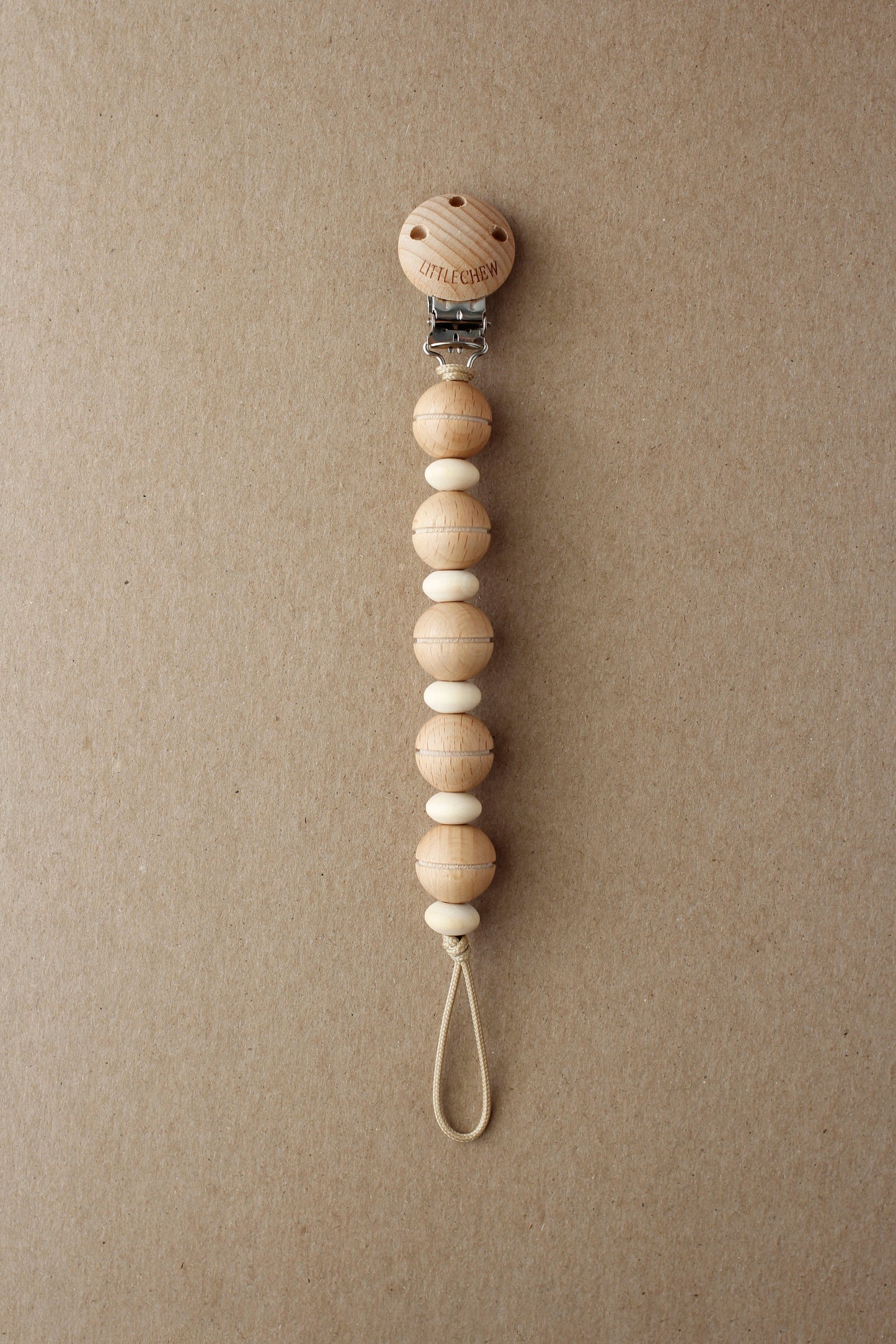 Baby Pacifier Clip - Theo littleCHEW