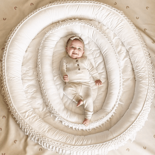 Baby Macrame Play Mat & Lounge Mat Bundle finn + emma