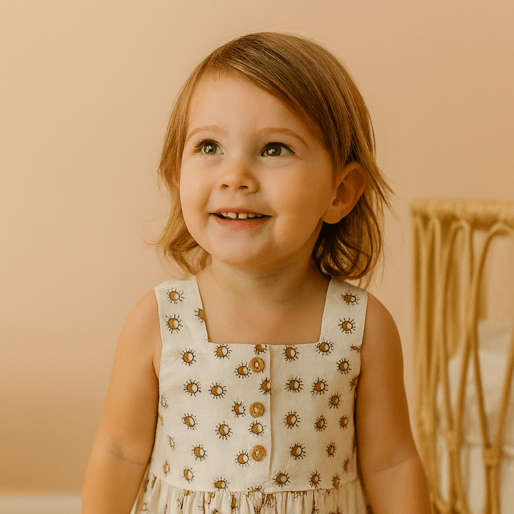 girl in a sundress