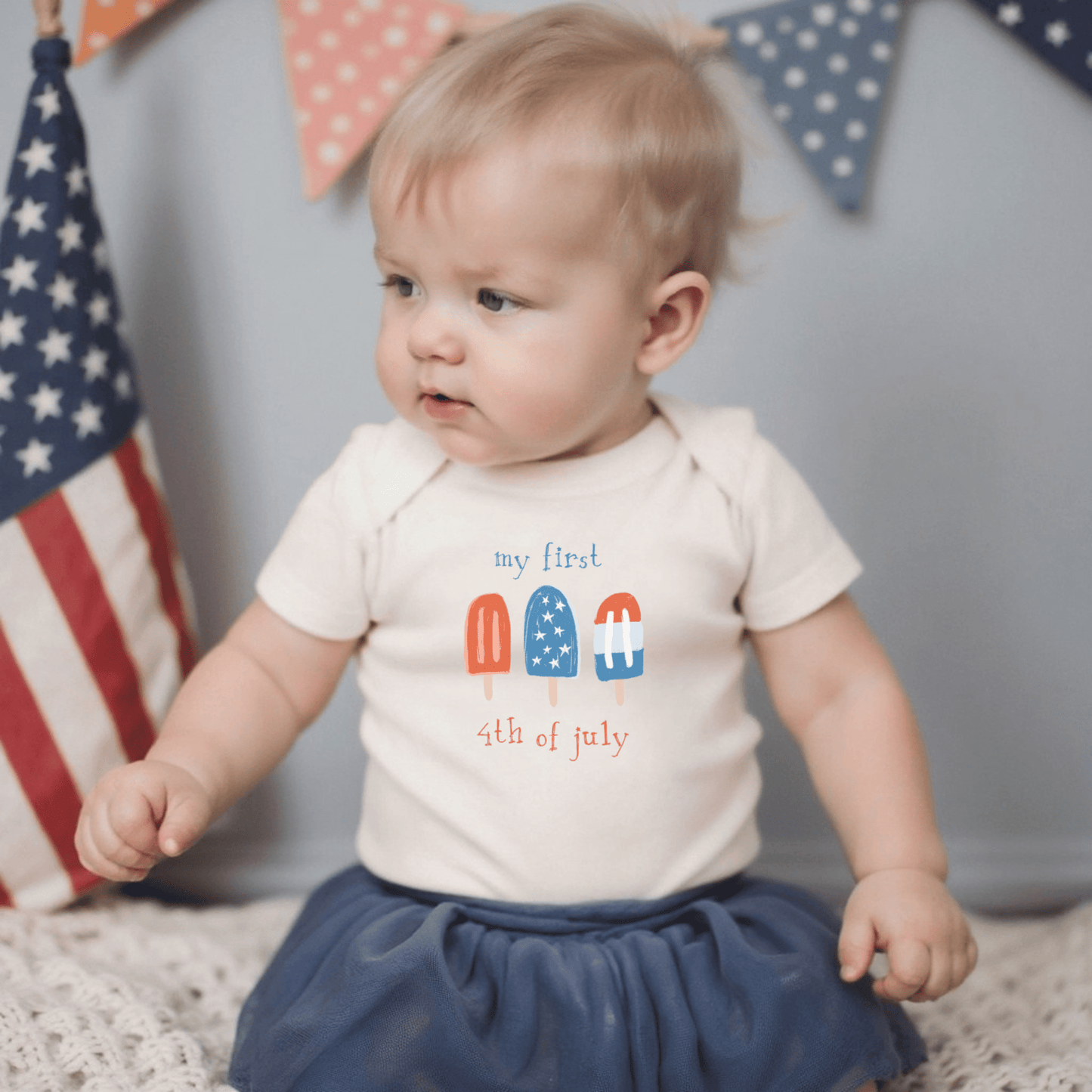 Baby graphic bodysuit | popsicles finn + emma