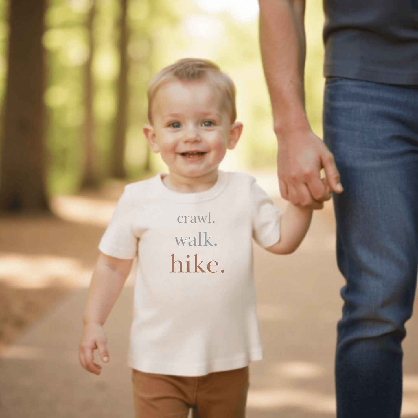 Baby graphic tee | crawl walk hike finn + emma