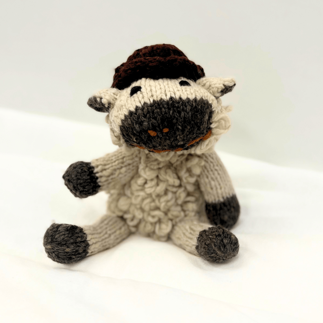 Baby Wool Knit Buddy  | Sawyer the Sheep finn + emma