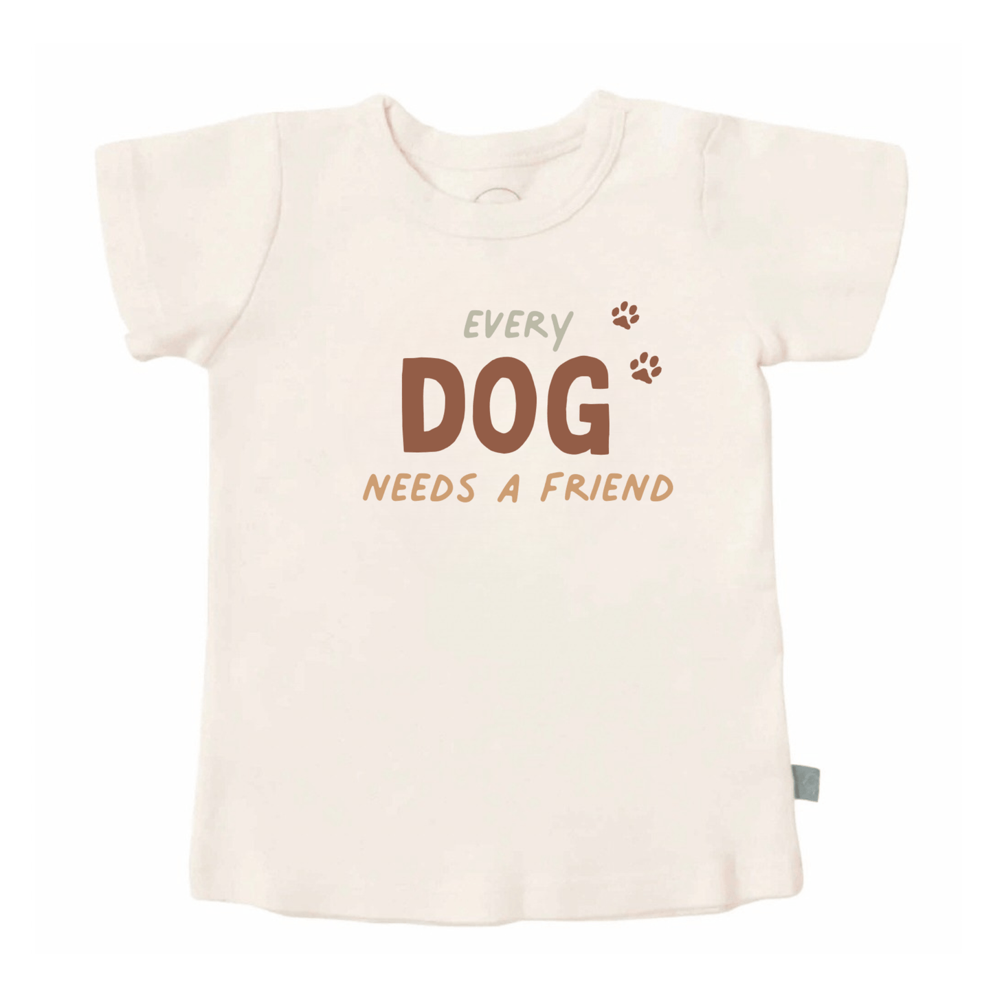 Baby graphic tee | Every Dog Needs a Friend finn + emma