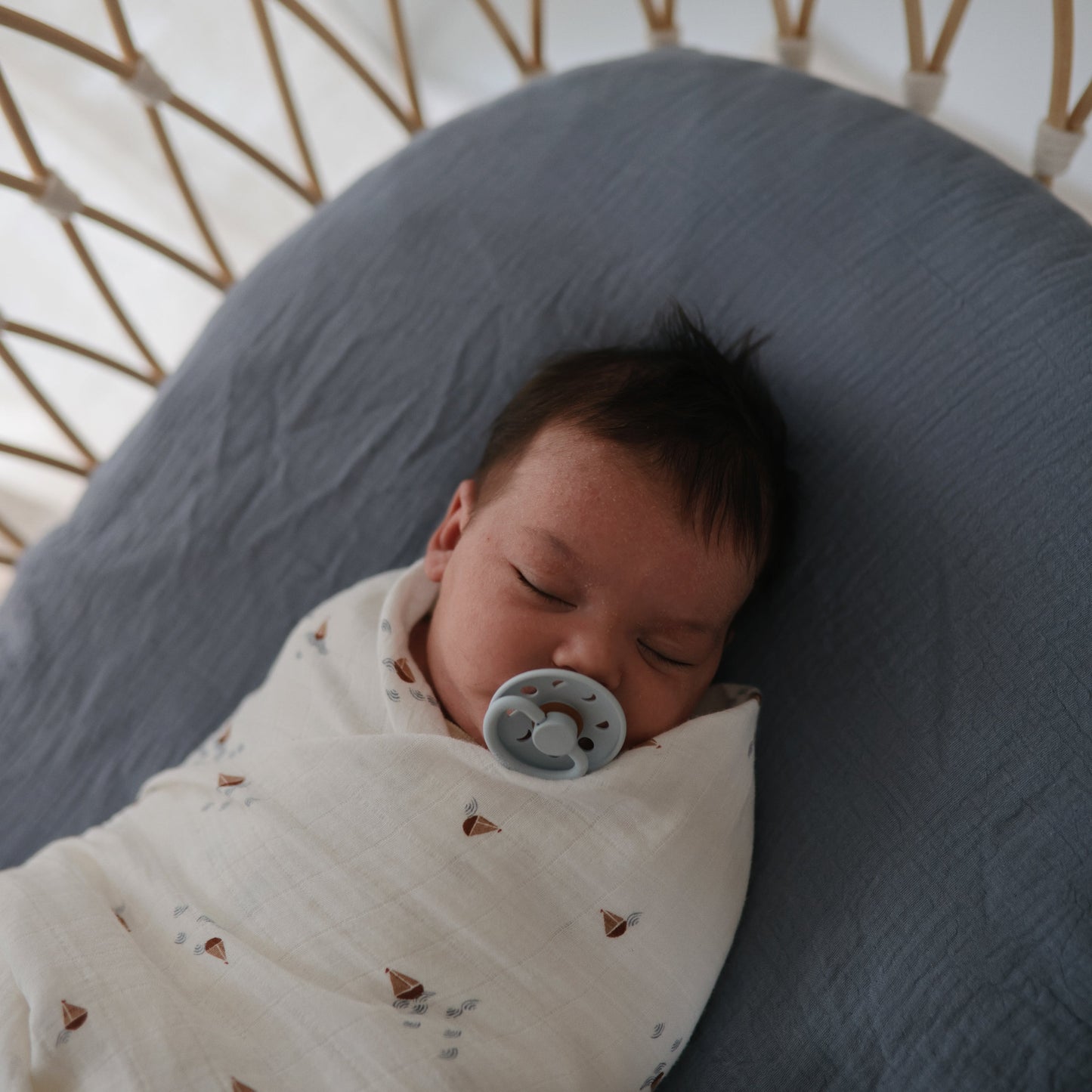 Baby Mini Muslin Crib Sheet Mushie