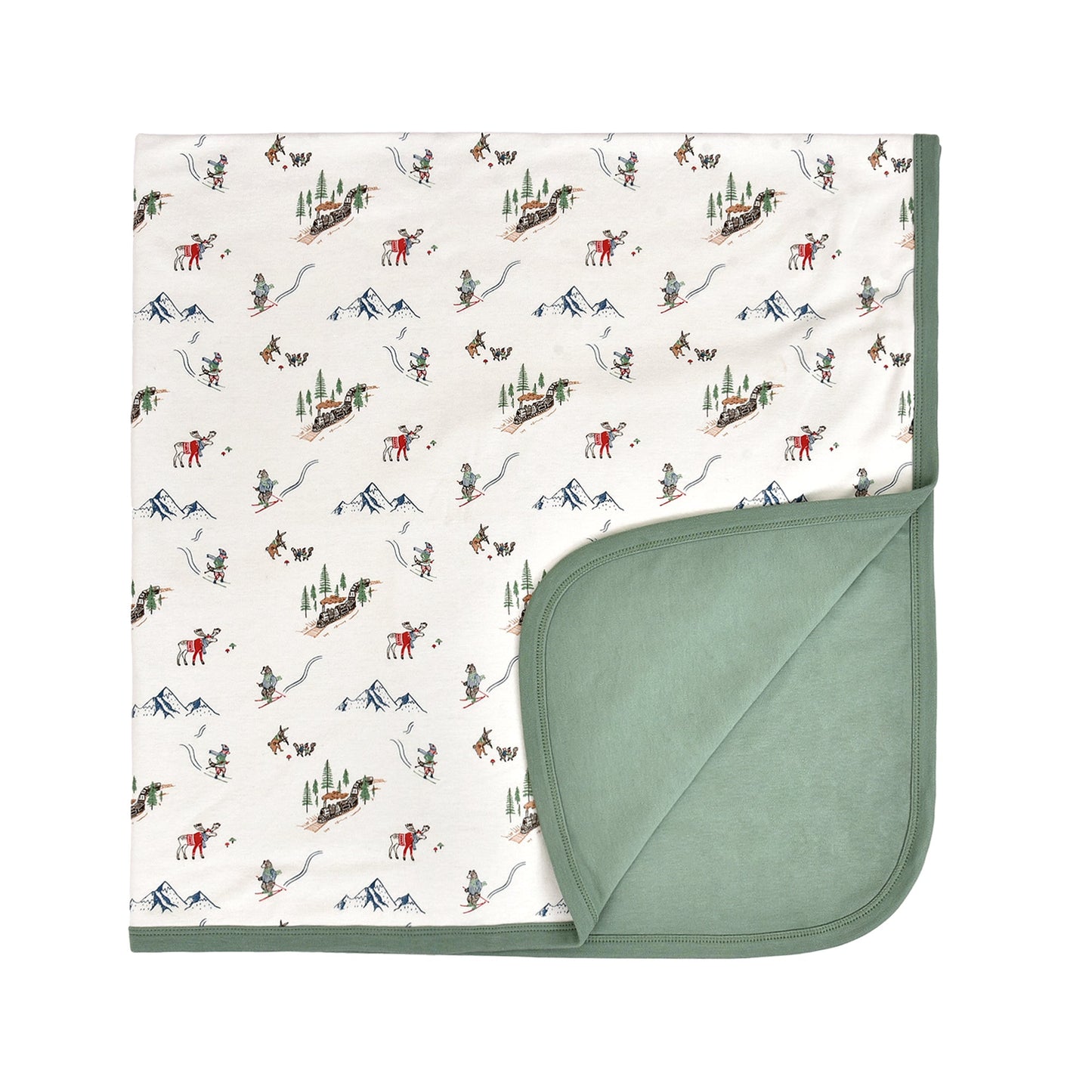 Baby swaddle blanket | mountain express finn + emma