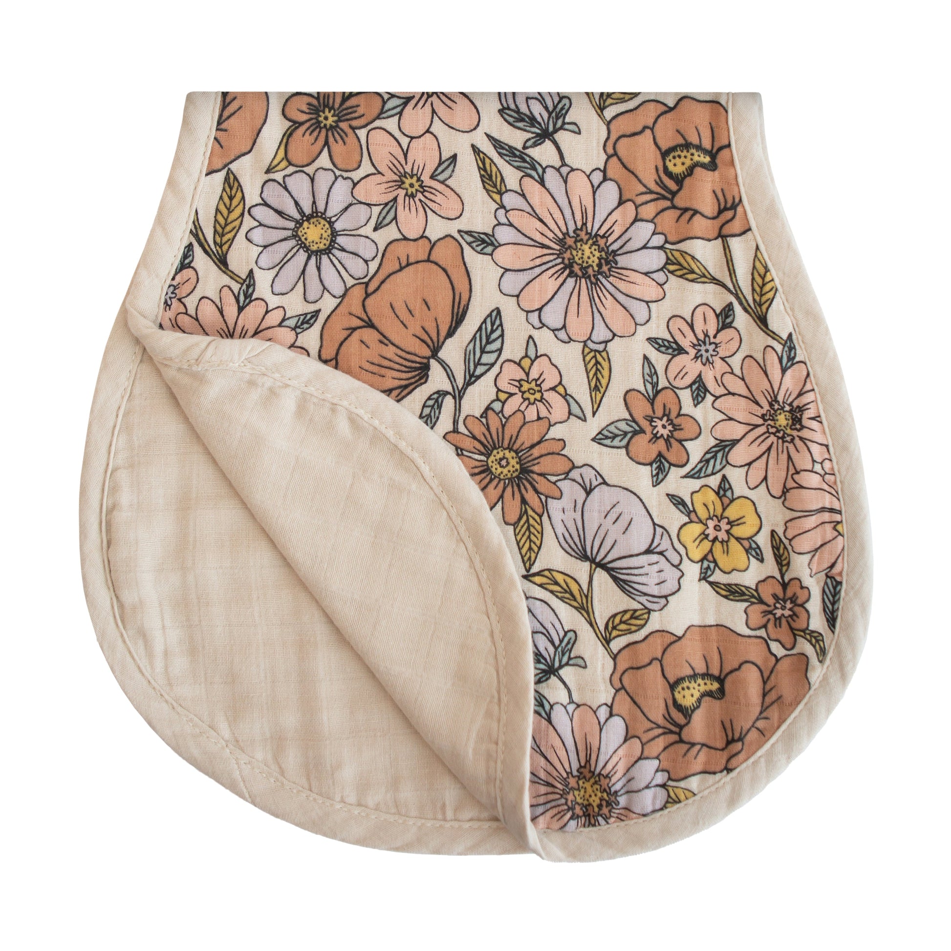 Baby Organic Cotton Muslin Burp Cloth 2-Pack Mushie