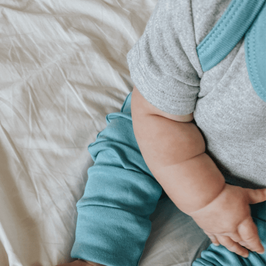 Baby colorblock gift set | vintage aqua finn + emma