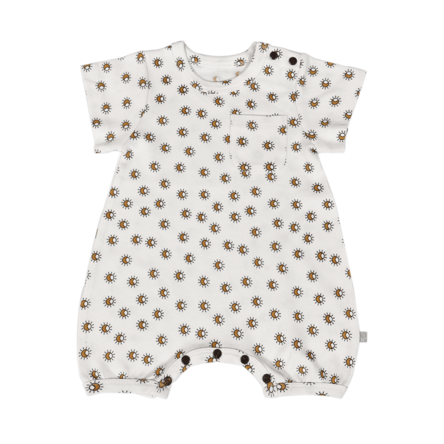 Baby short sleeve romper | sun finn + emma