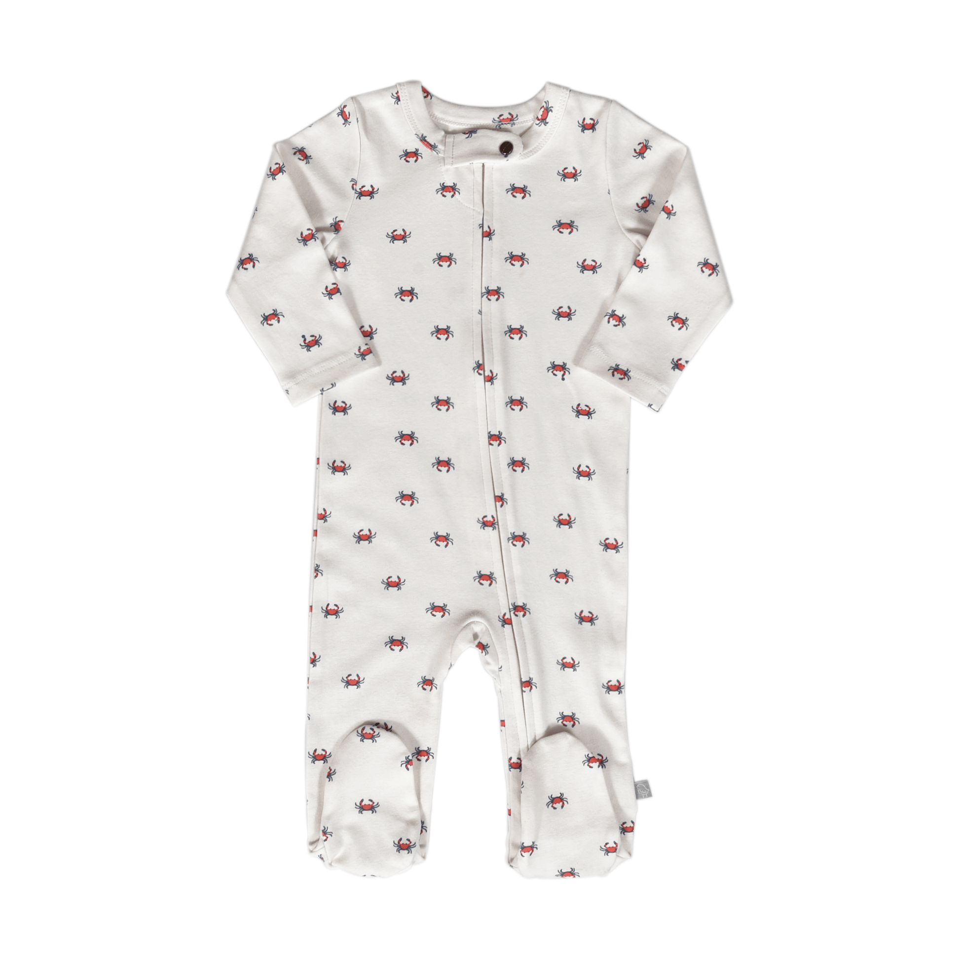 Baby footie | crab finn + emma