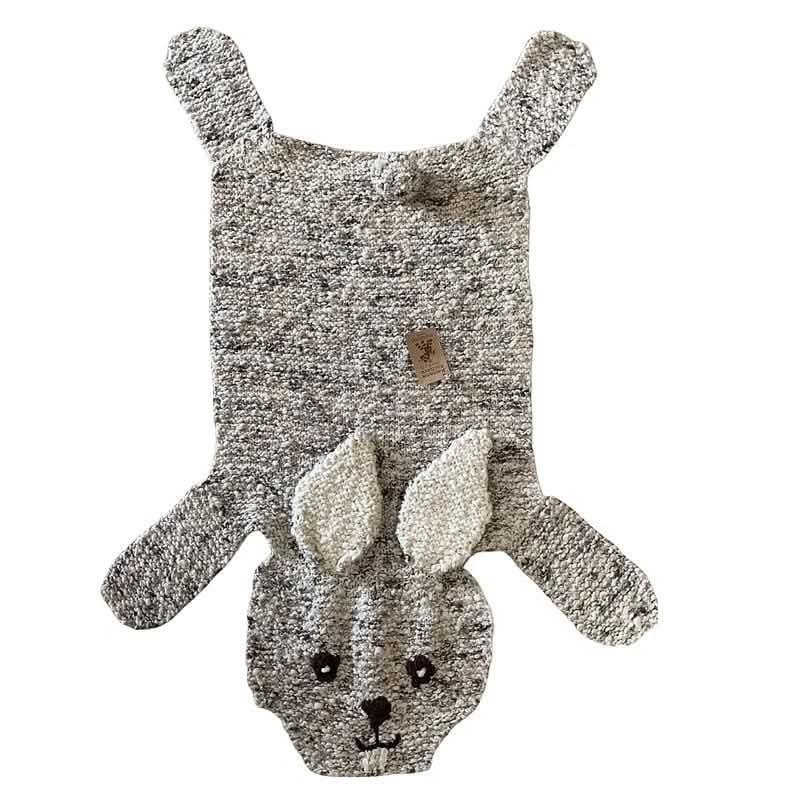 Baby Organic Wool Play Mat + Nursery Rug  | Bunny finn + emma