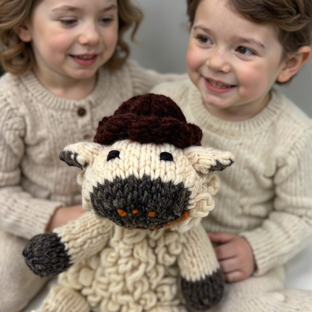 Baby Wool Knit Buddy  | Sawyer the Sheep finn + emma