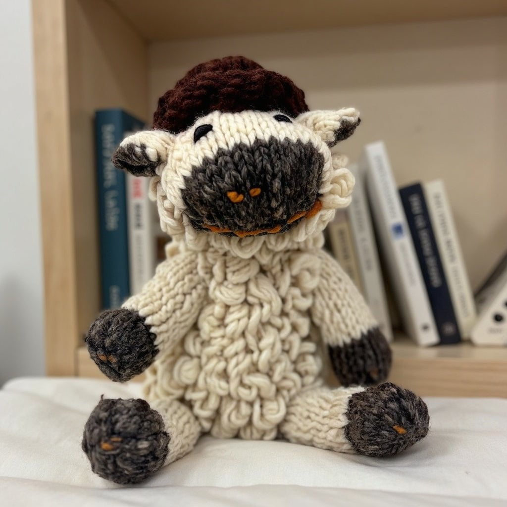 Baby Wool Knit Buddy  | Sawyer the Sheep finn + emma