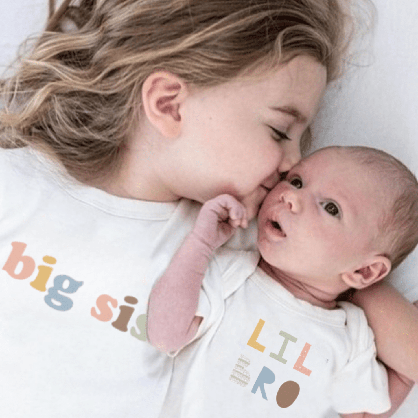 Baby graphic bodysuit | lil bro - desert rose Finn + Emma