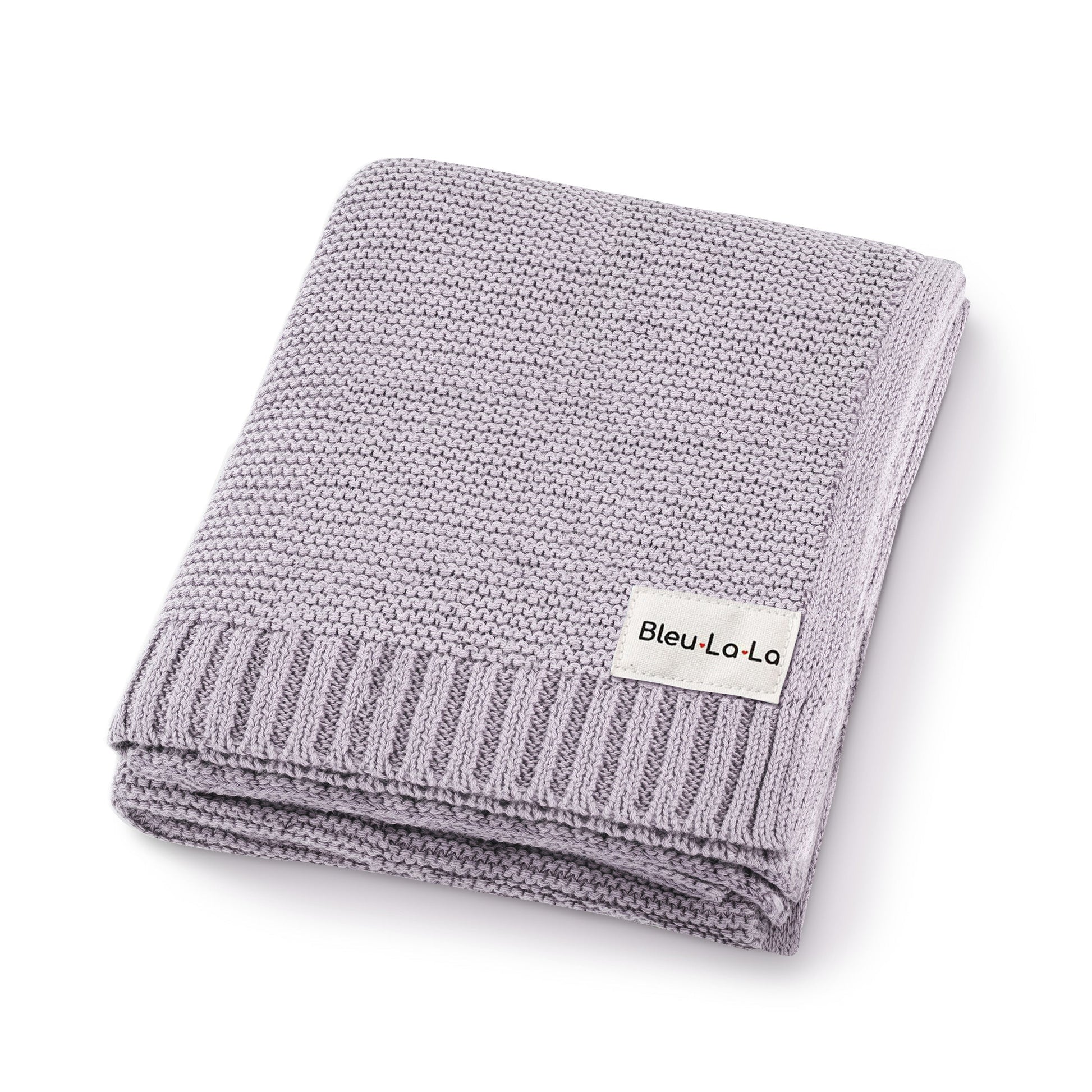 Baby Heritage Knit - 100% Organic Cotton Luxury Knit Baby Swaddle Bleu La La