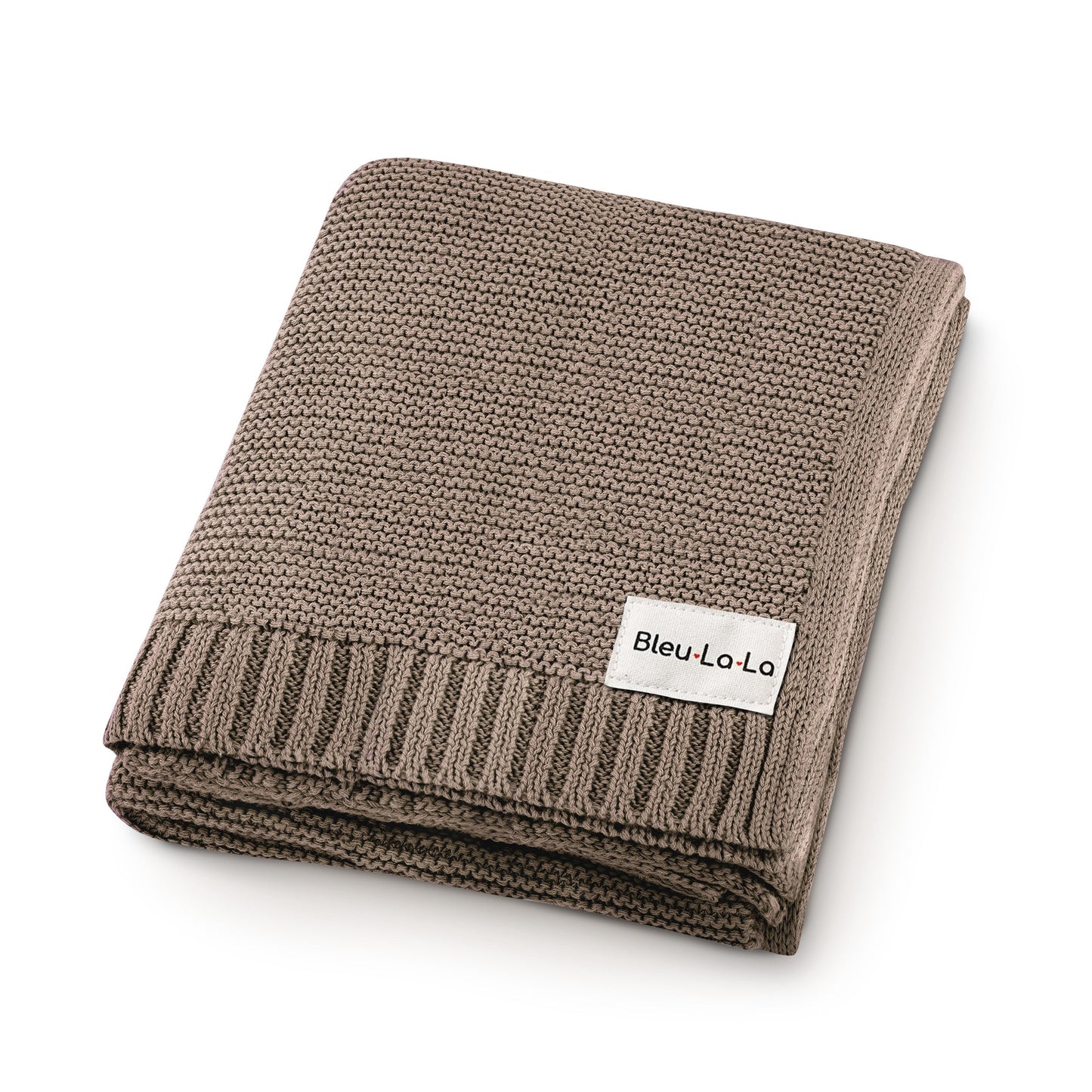 Baby Heritage Knit - 100% Organic Cotton Luxury Knit Baby Swaddle Bleu La La