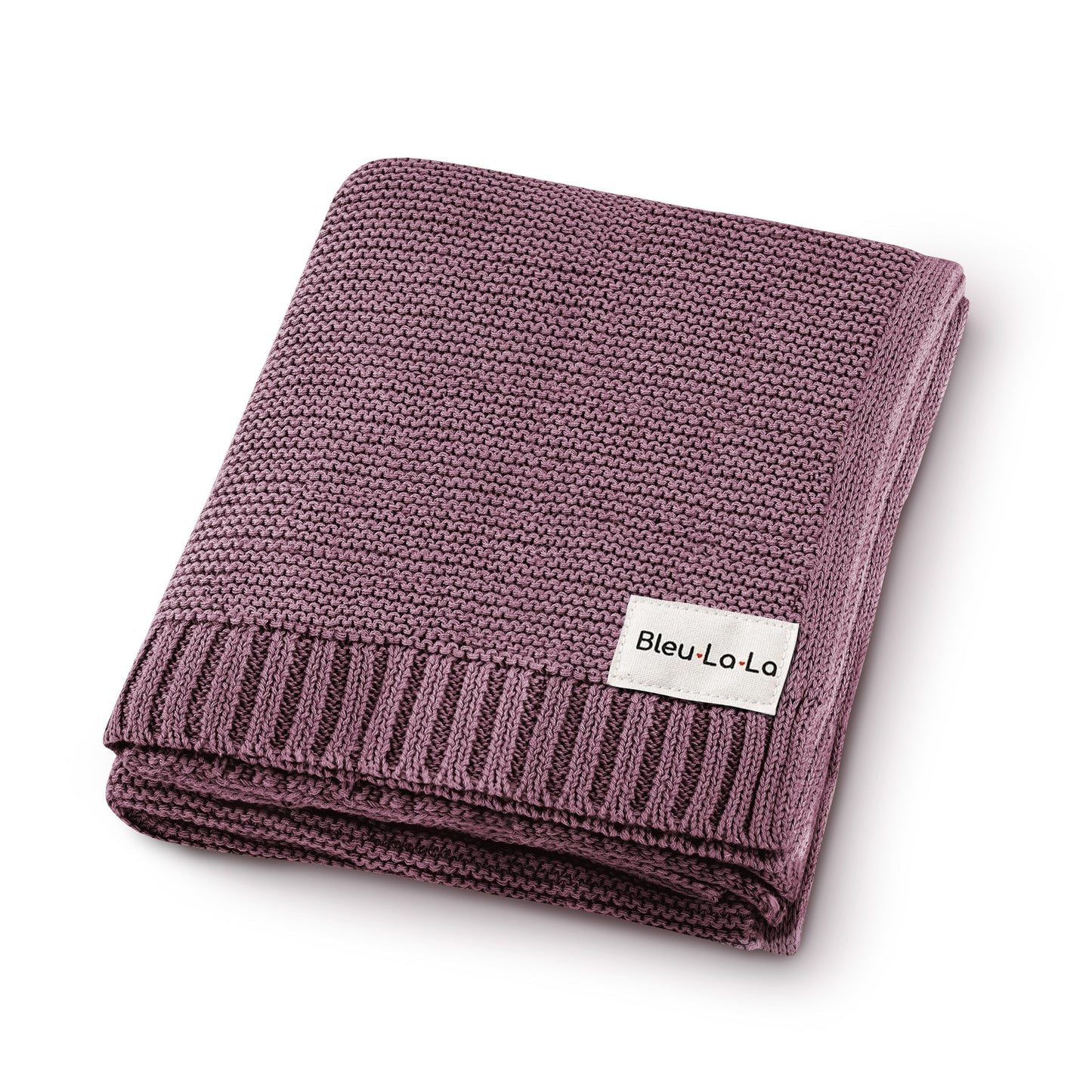 Baby Heritage Knit - 100% Organic Cotton Luxury Knit Baby Swaddle Bleu La La