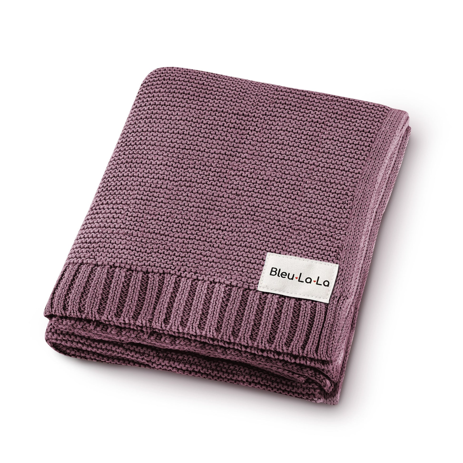 Baby Heritage Knit - 100% Organic Cotton Luxury Knit Baby Swaddle Bleu La La
