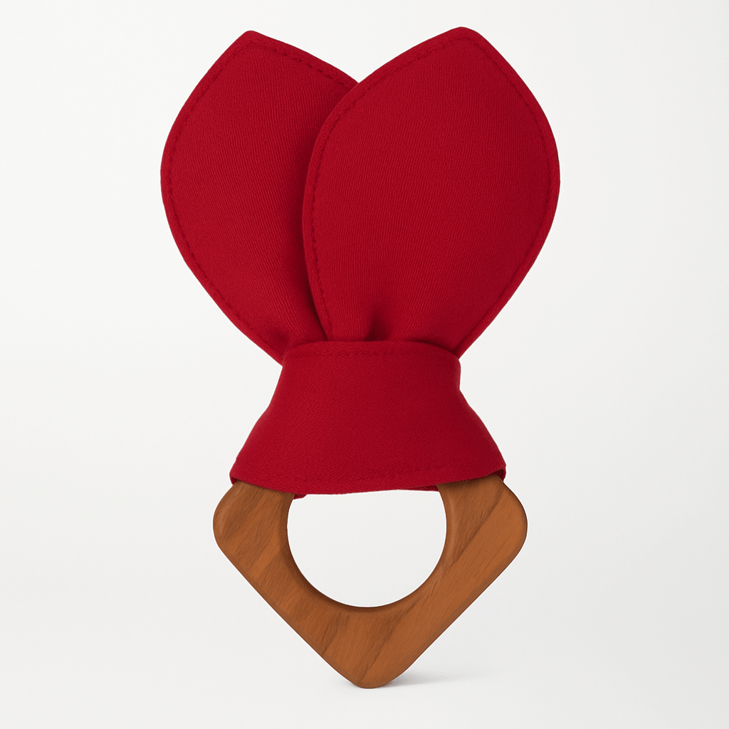 Baby teething ears | scarlet red finn + emma