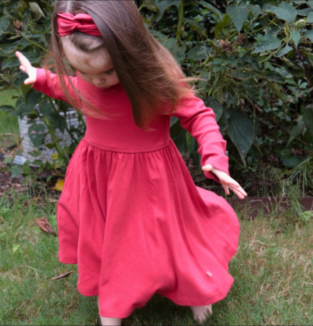 Baby headband | scarlet red finn + emma