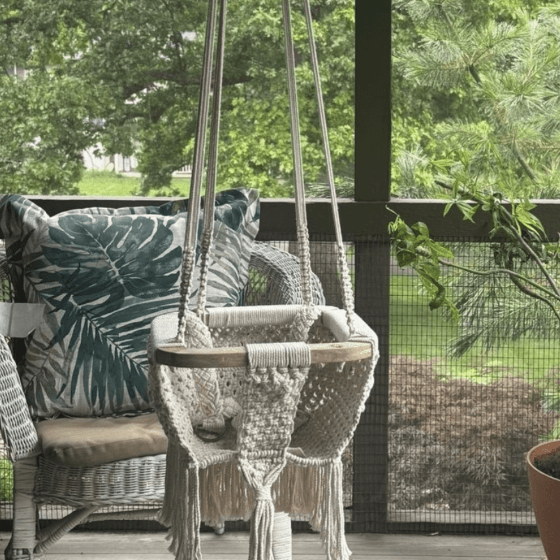 Baby Macrame Swing finn + emma