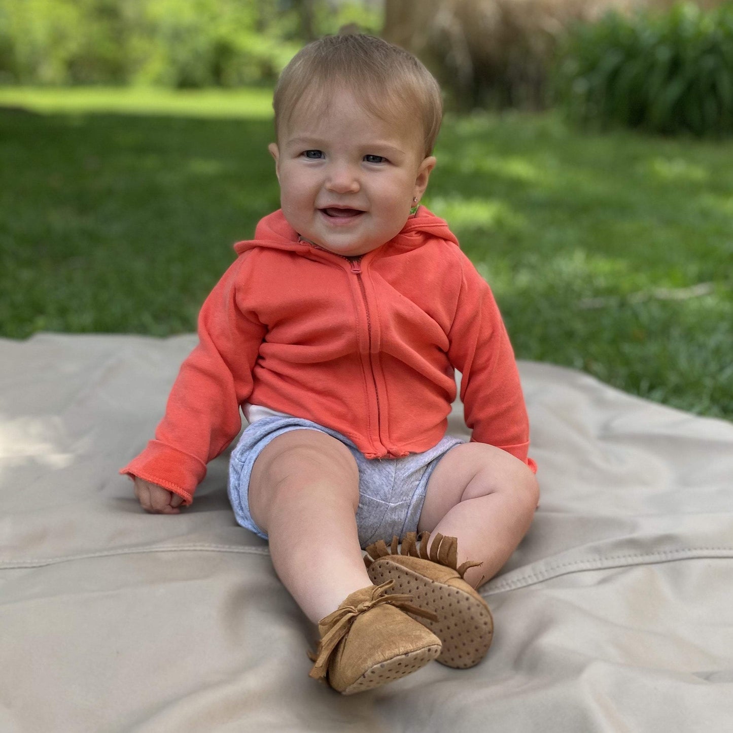 Baby hoodie | watermelon finn + emma