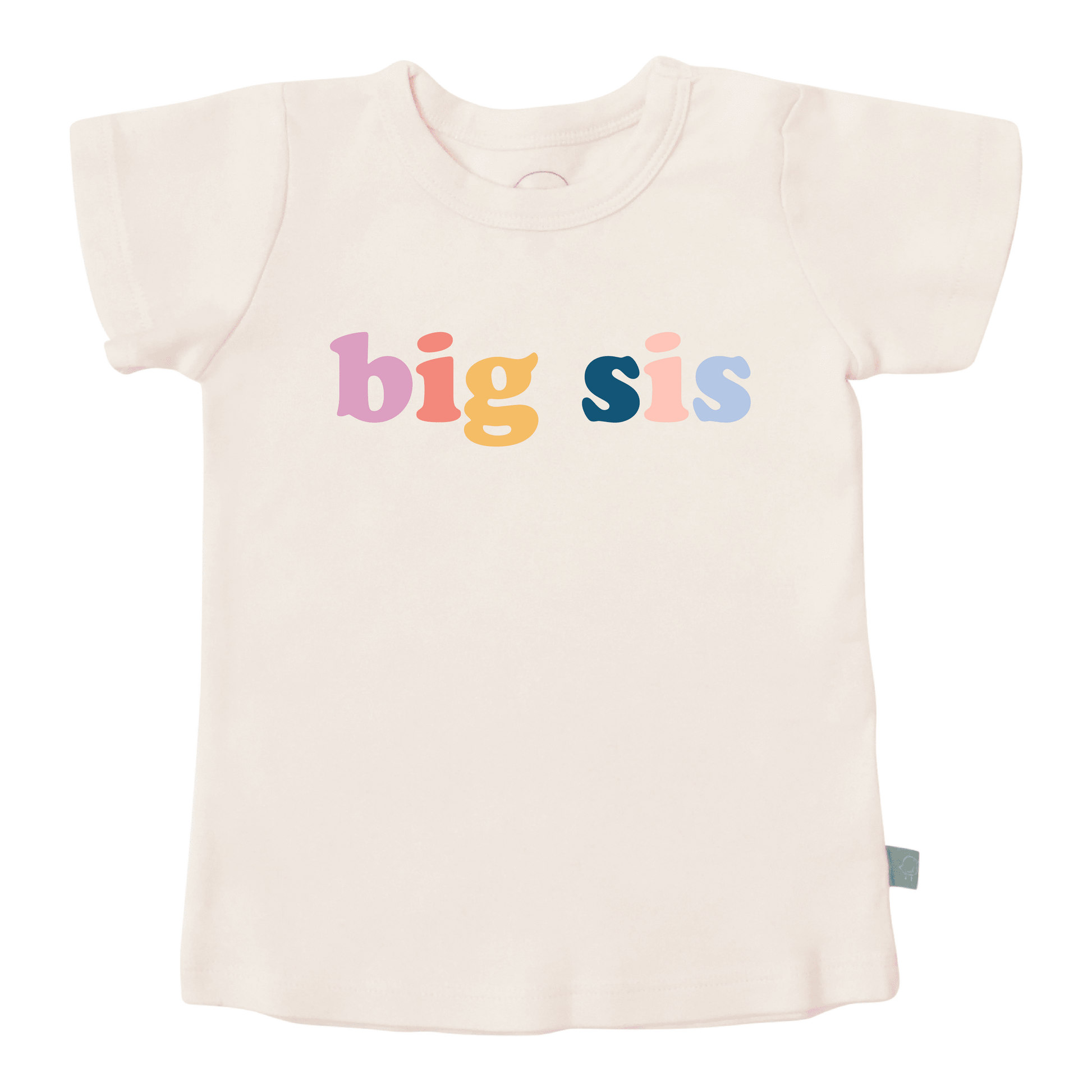 Baby graphic tee | big sis Finn + Emma