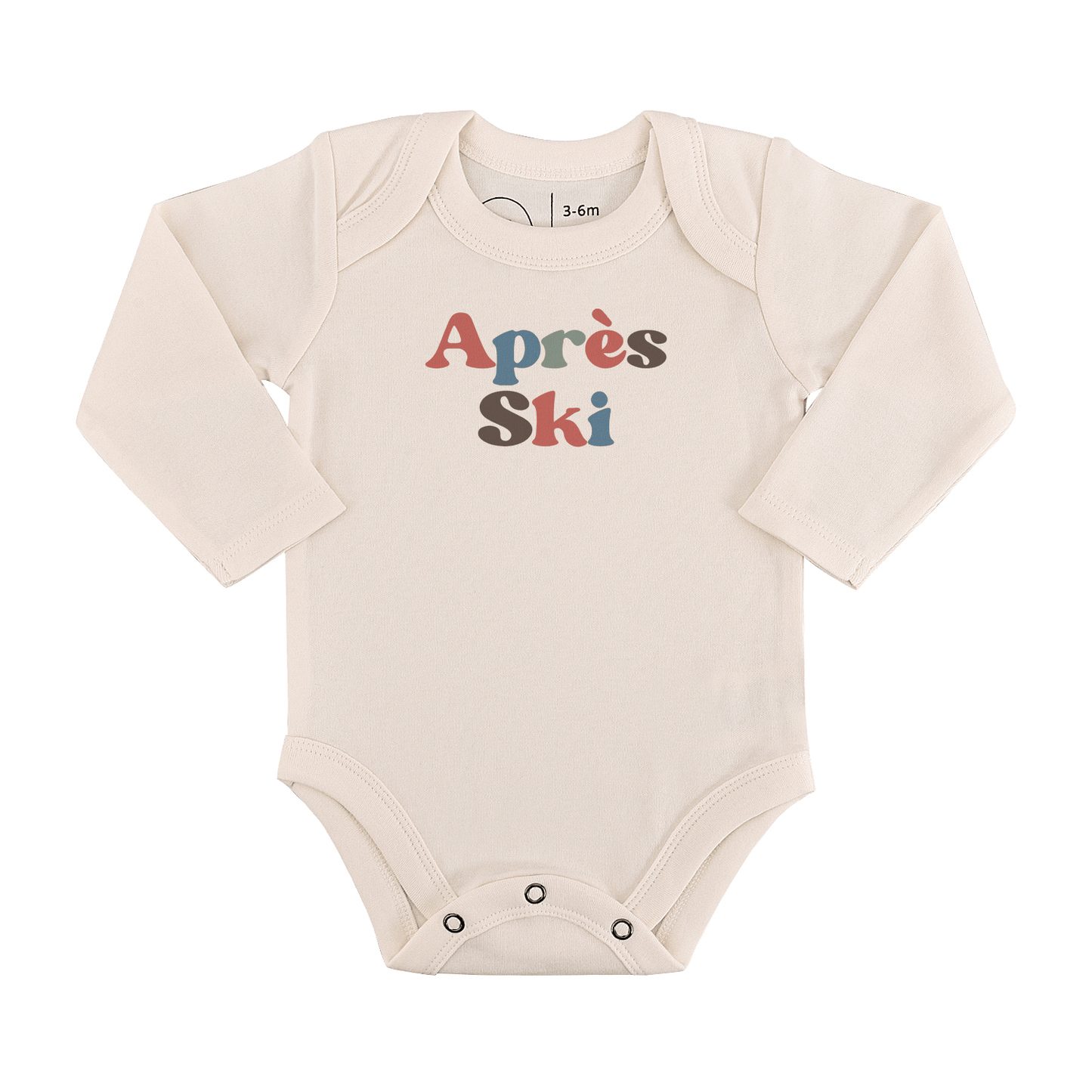 Baby long sleeve graphic bodysuit | apres ski finn + emma