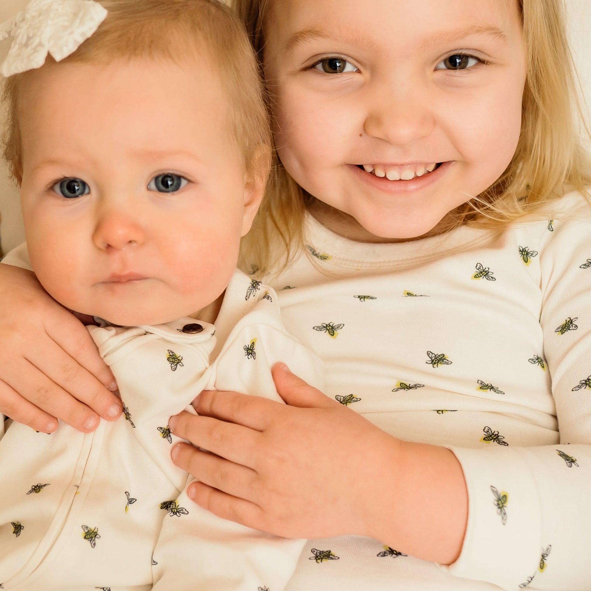 Baby pajamas | busy bees finn + emma