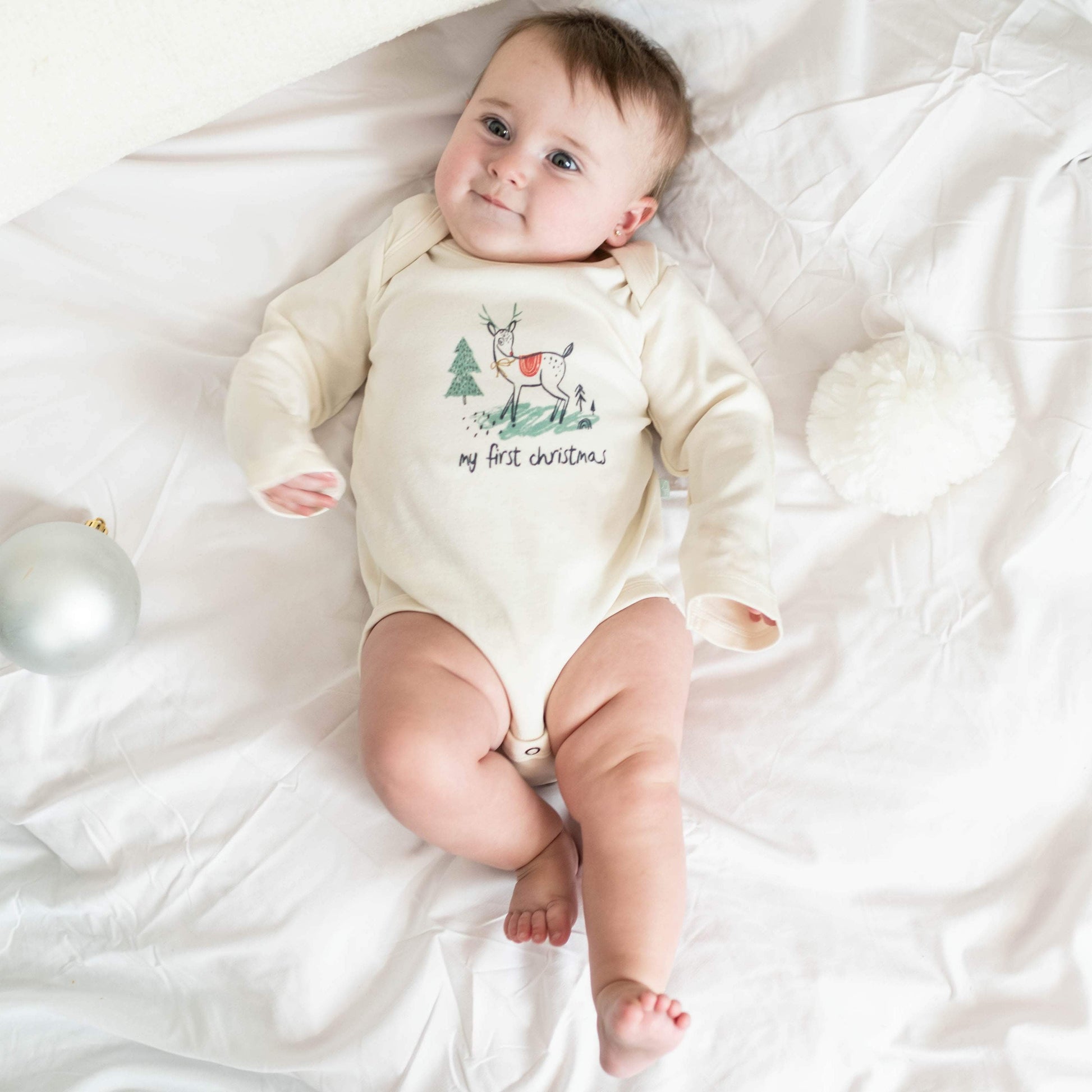 Baby holiday gift set | deer 3pc finn + emma