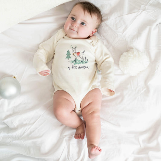 Baby holiday gift set | deer 3pc finn + emma