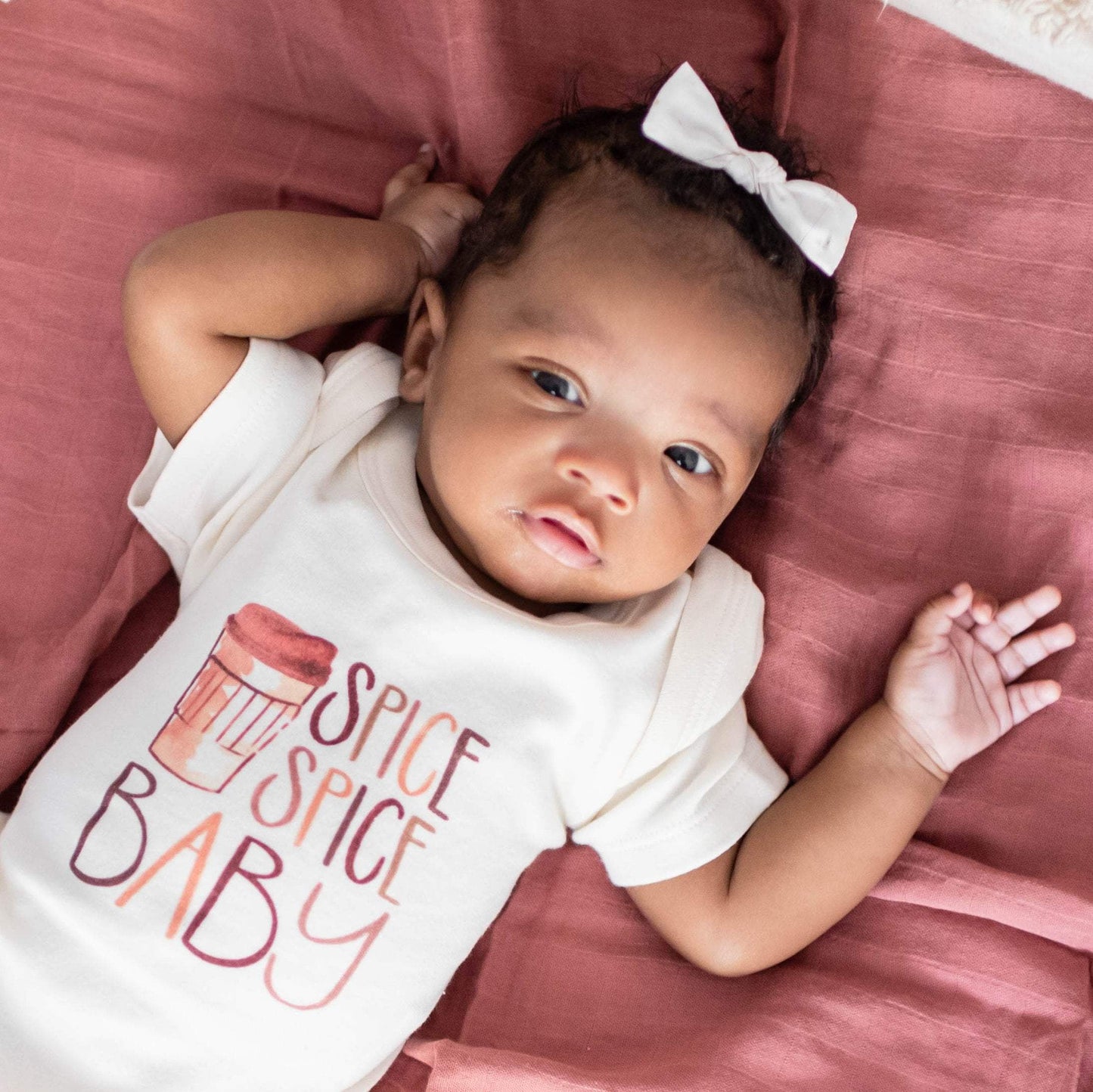 Baby graphic bodysuit | spice spice baby finn + emma