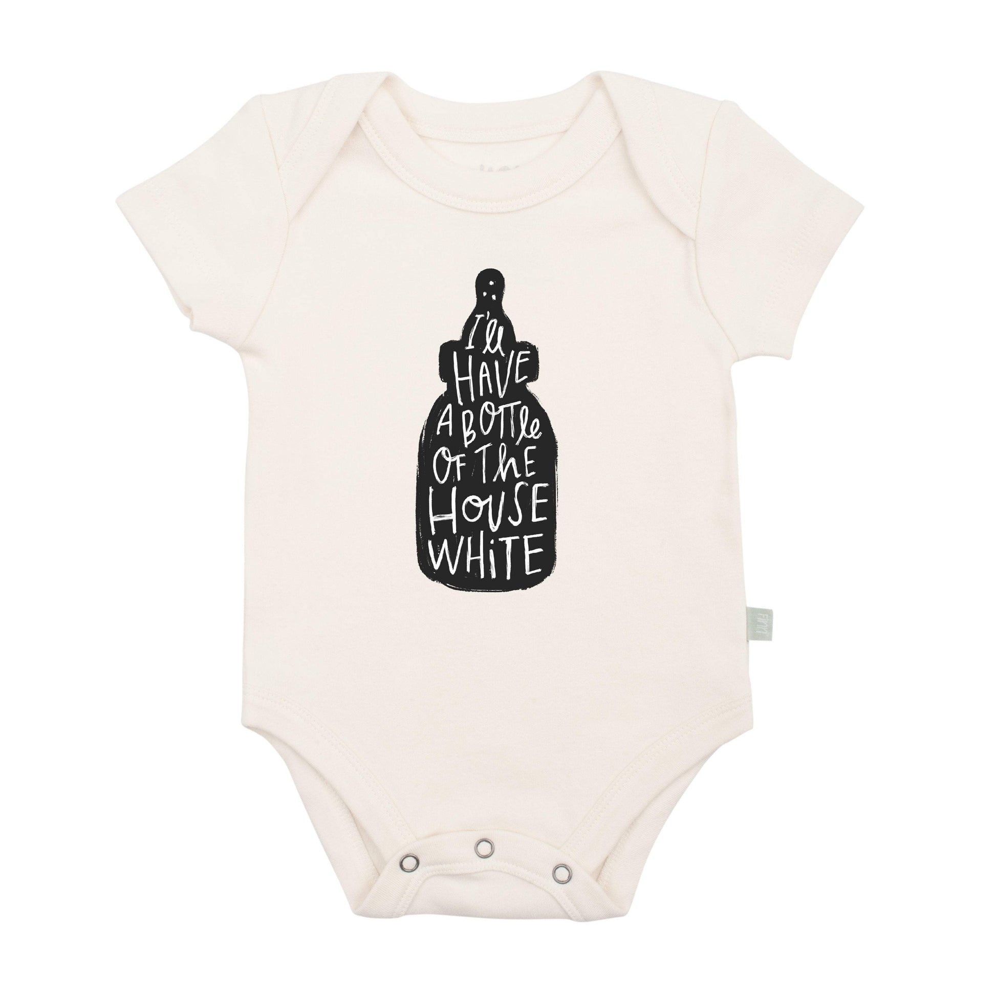 Baby graphic bodysuit | house white finn + emma