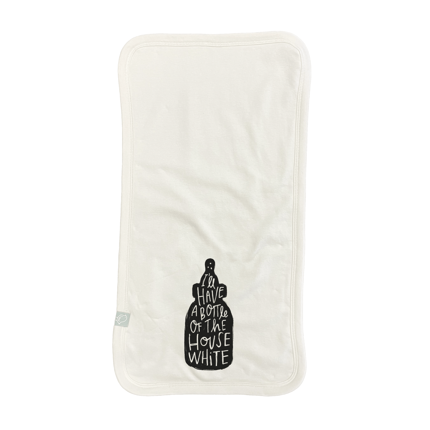 Baby burp cloth | house white finn + emma