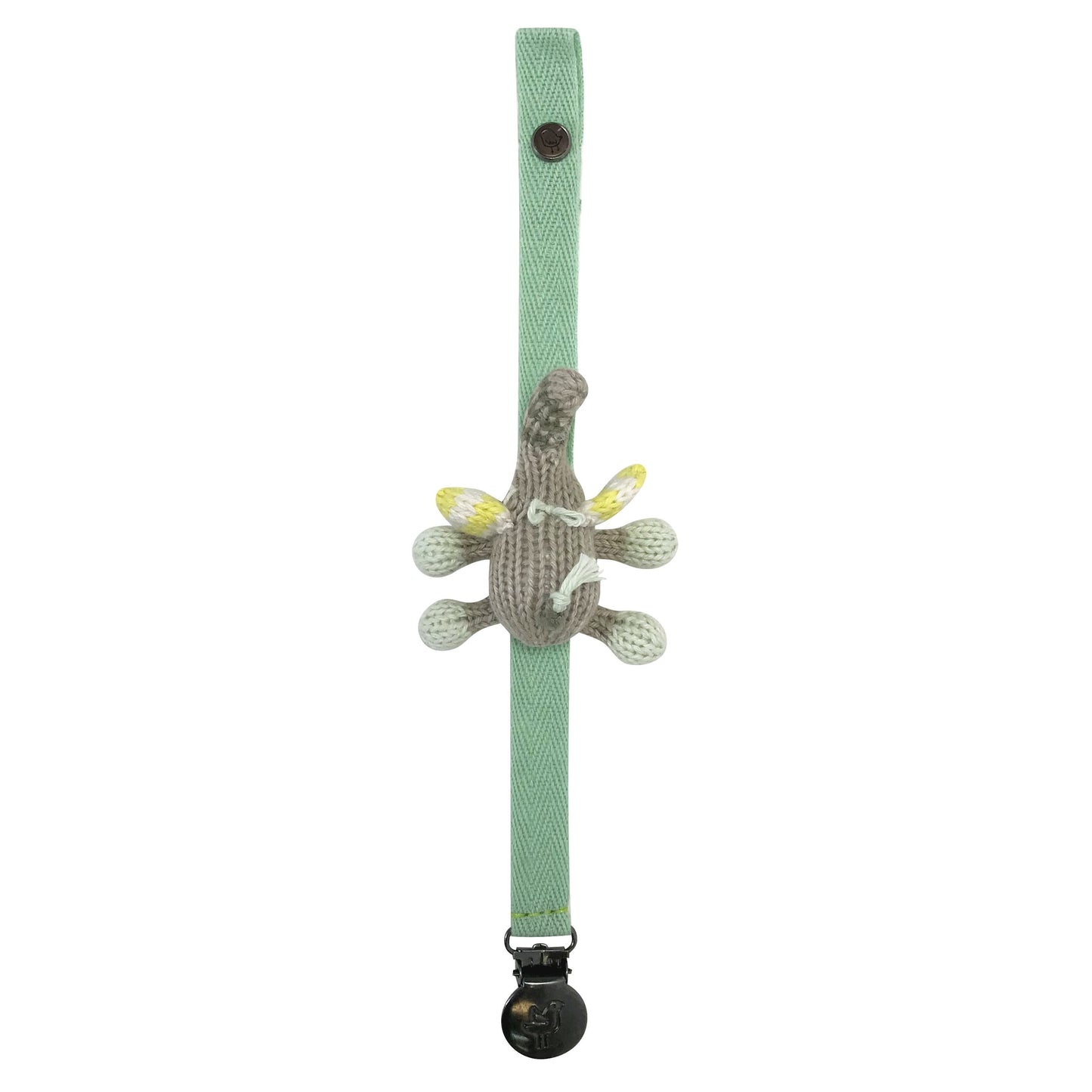 Baby pacifier holder | piper the elephant finn + emma