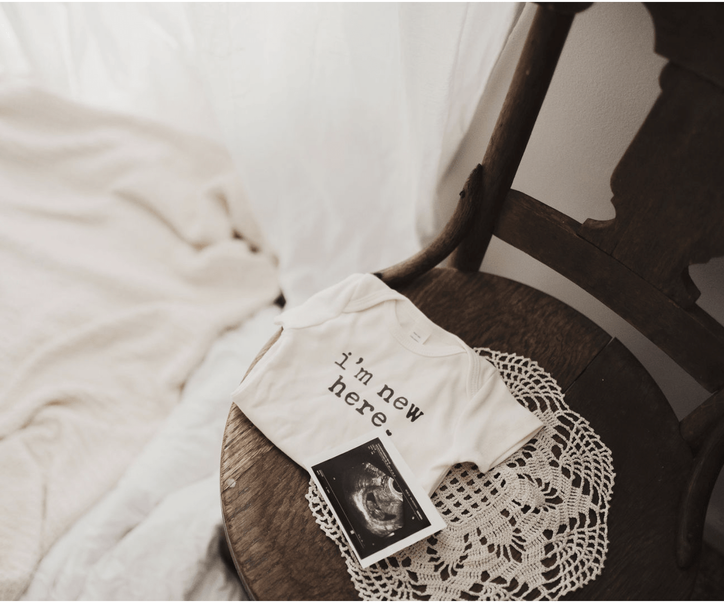 Baby graphic bodysuit | i'm new here finn + emma