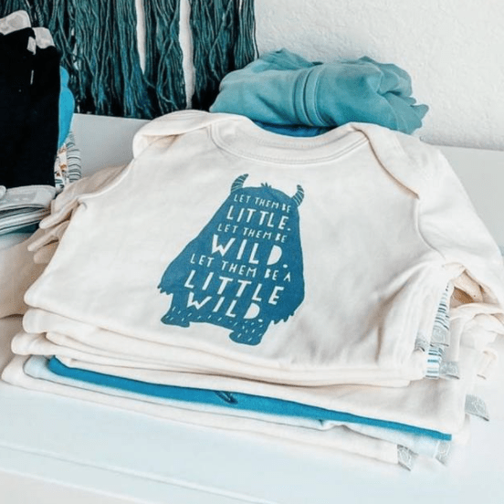 Baby graphic bodysuit | wild child finn + emma