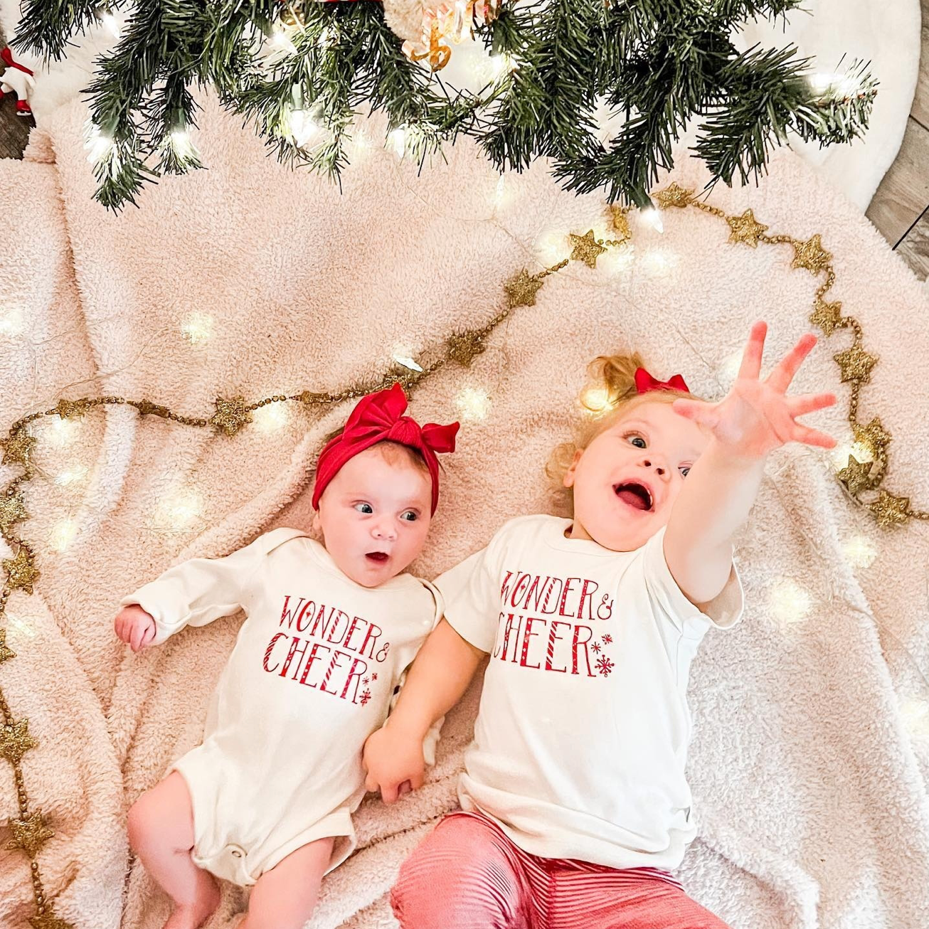 Baby long sleeve graphic bodysuit | wonder and cheer finn + emma
