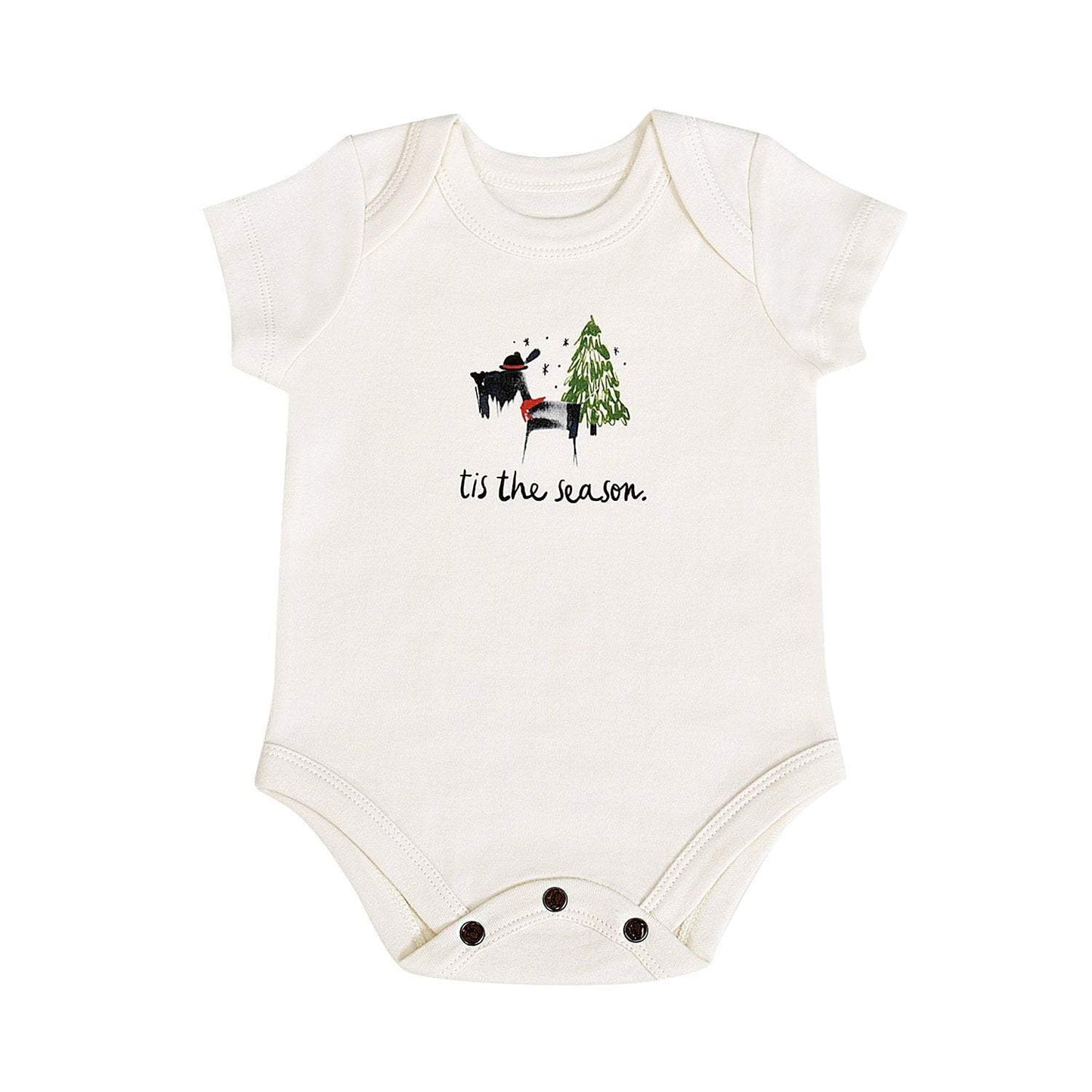 Baby graphic bodysuit | tis the season finn + emma