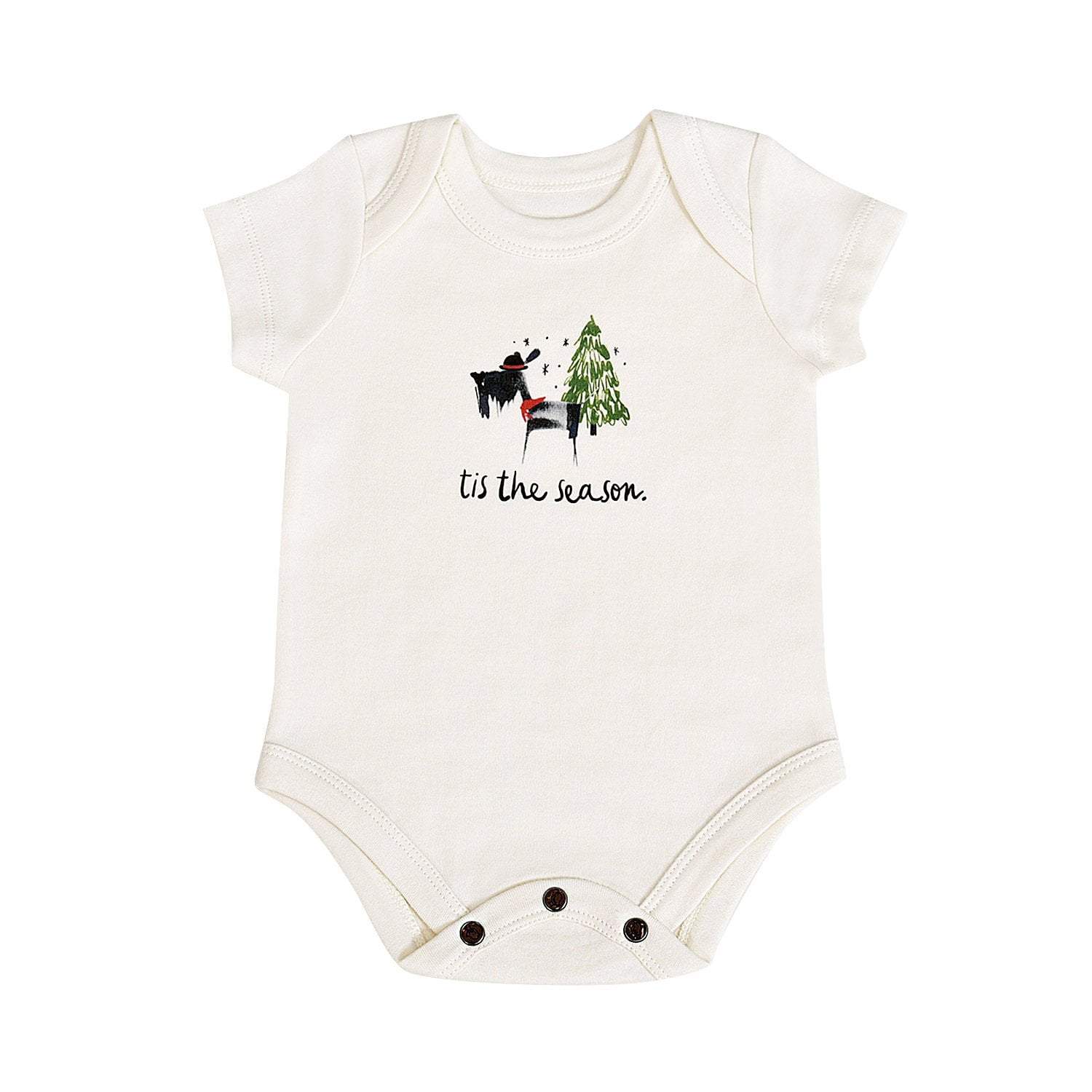 Baby graphic bodysuit | tis the season finn + emma