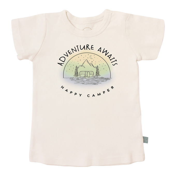 Baby graphic tee | happy camper finn + emma