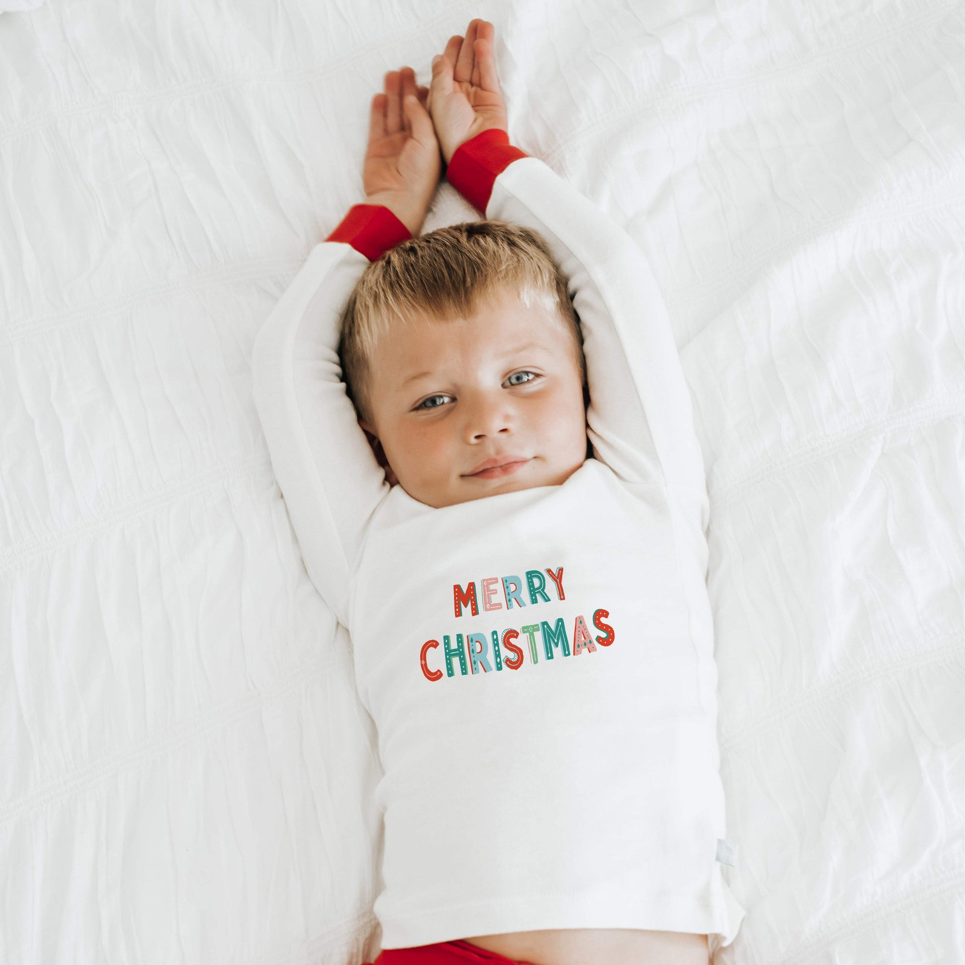Baby pajamas | merry christmas finn + emma